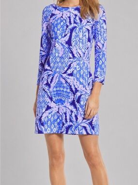 Lilly Pulitzer Marlowe Dress, Pop up Coco Safari in Lilac Verbena